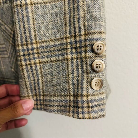 Pendleton Vintage Plaid Wool Blazer and Vest Size Medium - Picture 8 of 11